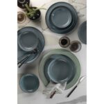 Kütahya Porselen Moderna 12 Parça 4 Kişilik Yemek Takımı Mavi