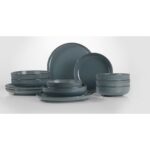 Kütahya Porselen Moderna 12 Parça 4 Kişilik Yemek Takımı Mavi - Görsel 3