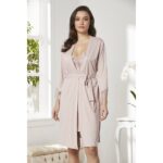 Pierre Cardin 5040 6'lı Modal Gecelik Sabahlık Çeyiz Seti Pudra - Görsel 2