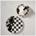 Güral Porselen Camelia 3 Parça Çay Takımı Satranç At