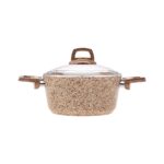 Karaca Wood Silver Bio Granit Tencere 24 cm - Görsel 3