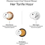 Karaca Mastermaid Chef Stand Mikser Soft Cream 1500W 5 Lt - Görsel 4