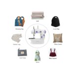 Auhma Mini Ev Dikiş Makinesi Pedallı Sewing Machine Portatif A+ Çok Fonksiyonlu - Görsel 2