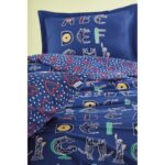 Marie Claire Minou Renkli Pamuk-Saten Tek Kişilik Çarşaflı ve Yastık Kılıflı Nevresim Takımı - Görsel 3