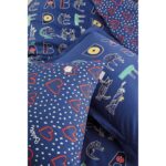 Marie Claire Minou Renkli Pamuk-Saten Tek Kişilik Çarşaflı ve Yastık Kılıflı Nevresim Takımı - Görsel 4