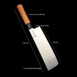 SürLaz Japans Şef Bıçak Seti İsme Özel 3'Lü Santaku Nakiri Şef Bıçağı Çantalı Bıçak Seti - Görsel 4