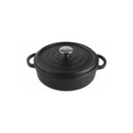 Porland Sapore Siyah Döküm Basık Tencere 28 Cm 04fst002573