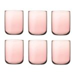 Paşabahçe Iconic Su Bardak 6 Lı Su Bardağı Pembe 420112