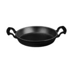 Lava Döküm Yuvarlak Sahan Döküm Demir Yekpare Çift Kulplu 16 cm