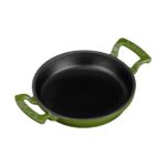 Lava Döküm Yuvarlak Sahan Döküm Demir Yekpare Çift Kulplu ÇAP(Ø)16CM. - Görsel 2