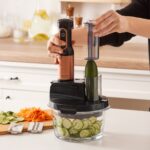 Karaca Mastermaid Prosteel Cam Mutfak Robotu Uzun Blender Ayaklı 6 Bıçaklı 2500 W Black Copper - Görsel 2