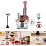 Karaca Mastermaid Prosteel Cam Mutfak Robotu Uzun Blender Ayaklı 6 Bıçaklı 2500 W Black Copper - Görsel 3
