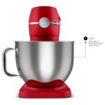 Karaca Multichef Artisan Digital Ekran 7 Litre Döküm Stand Mikser Kırmızı 1800W - Görsel 4