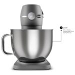 Karaca Multichef Artisan Digital Ekran 7 Litre Döküm Stand Mikser Antrasit 1800W - Görsel 4