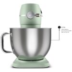 Karaca Multichef Artisan Digital Ekran 7 Litre Döküm Stand Mikser Mint 1800W - Görsel 4