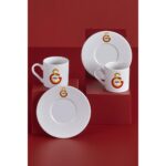 Neva N3520 Galatasaray Lisanslı Arma Logo 2'li Kahve Fincan Takımı