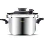 Emsan Vera Düdüklü Tencere 6 Litre Siyah - Görsel 2