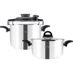 Emsan Vera Düdüklü Tencere Seti 4+6 Lt Siyah - Görsel 2