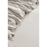 Berolige Easy Boho Kahve Çift Kişilik Yıkamalı Iplik Boya Nevresim Takımı - Görsel 3