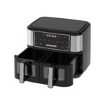 Hutt D10 Çift Hazneli Air Fryer Yağsız Fritöz (4.5 + 4.5 ) 9 Lt. 8 adet Pişirme Programlı