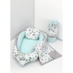 Umaybebek 4 PARÇA - Bebek Yatağı, Baş Yastık, Bebek battaniyesi, Yorganı 0-2 Yaş - %100 Pamuk