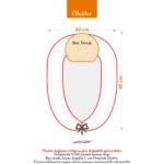 Umaybebek 4 PARÇA - Bebek Yatağı, Baş Yastık, Bebek battaniyesi, Yorganı 0-2 Yaş - %100 Pamuk - Görsel 4