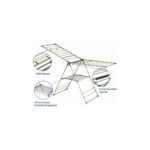 Devecioğlu Harbinger Apex Gold 20 m Kapasiteli Isıya Dayanıklı Elektrostatik Boyalı Metal Çamaşır Kurutmalık - Görsel 4