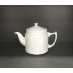 Bahar Porselen Büyük Boy Beyaz Porselen Demlik Semaver Üstü Demlik - Görsel 2