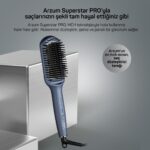 Arzum AR5082-O Superstar Pro Saç Düzleştirici Fırça - Okyanus - Görsel 2