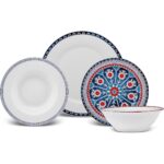 Karaca Elegance Bone Ancient 24 Parça 6 Kişilik Şık Tasarımlı Porselen Yemek Takımı - Görsel 3