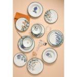 Porland Flower Garden Yeni Desen 6 Kişilik Yemek Takımı 24 Parça