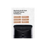 Neutron Smart Air Fryer Akıllı Fritöz - Siyah - 5.5 Litre - Görsel 5