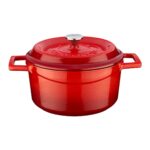 Lava Yuvarlak Tencere -Çap(Ø)20 cm. Kırmızı