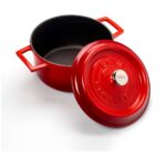 Lava Yuvarlak Tencere -Çap(Ø)20 cm. Kırmızı - Görsel 3