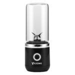 Yasomi Taşınabilir Kablosuz Şarjlı Cam El Blenderi Siyah( Türkiye Garantili) - Görsel 2