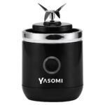 Yasomi Taşınabilir Kablosuz Şarjlı Cam El Blenderi Siyah( Türkiye Garantili) - Görsel 3