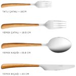 Karaca Melia 24 Parça 6 Kişilik Çatal Kaşık Bıçak Takımı - Görsel 4