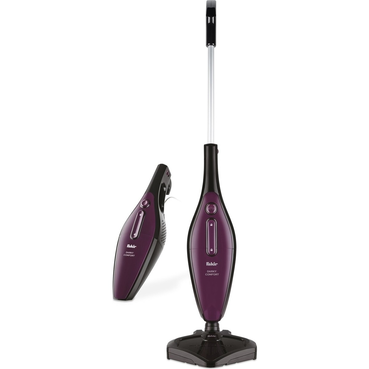 110000469198297.jpg Fakir Darky Comfort Dikey Kablolu Süpürge Mor-Mavi Kablolu Seri - Görsel 1