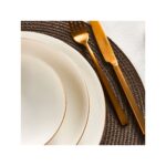 Güral Porselen Atina 60 Parça Yemek Takımı Gold Fileli - Görsel 3