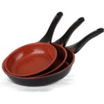 ThermoAD | Tava Seti | 3 Parça | 20cm-24cm-28cm | Red Diamond