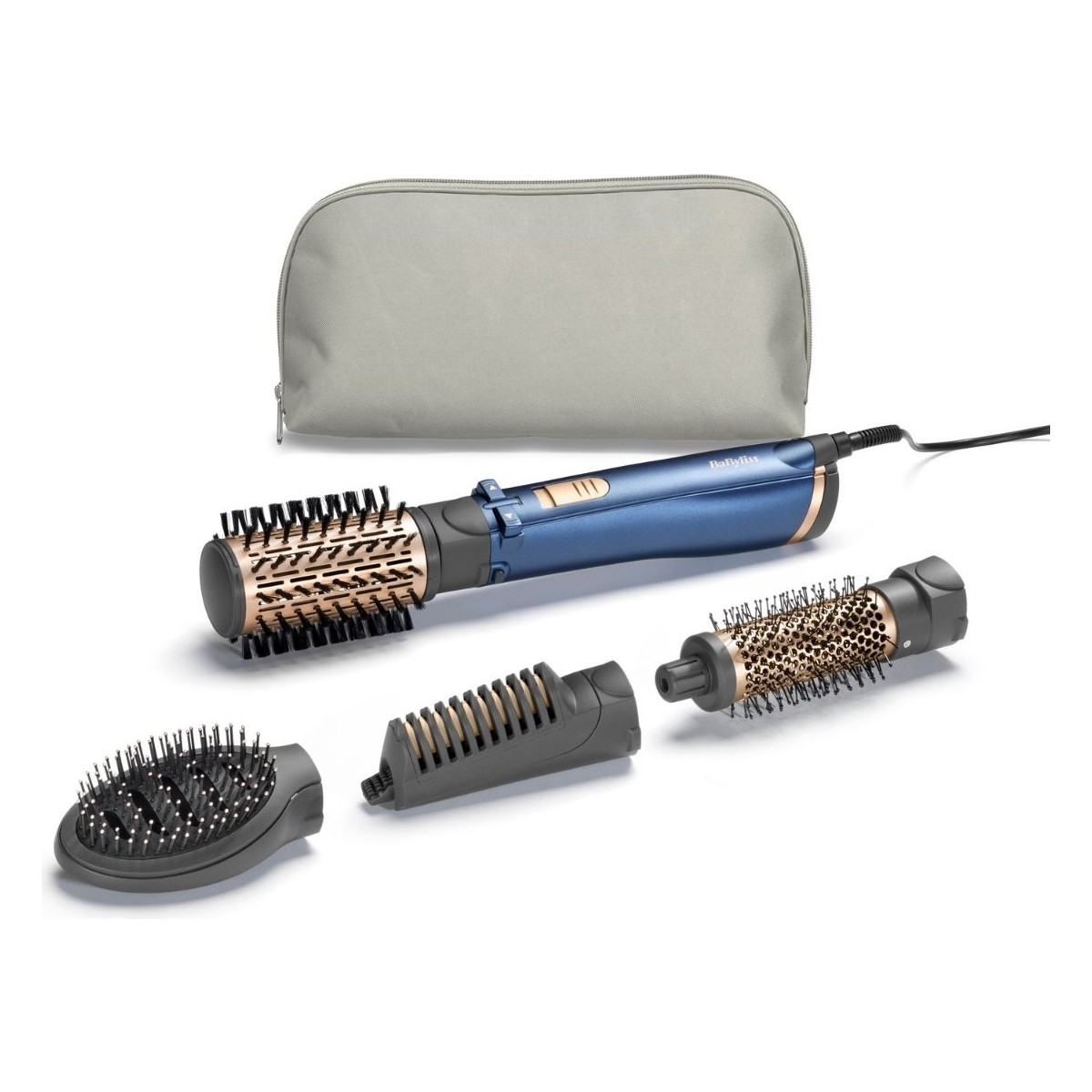 110000473004679.jpg BaByliss Hava Üflemeli Döner Başlıklı Saç Şekillendirici Set 1000W, 4 Başlık, İyon Teknolojisi, StylePro, AS965E - Görsel 1