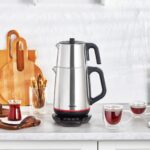 Homend 1708 Royaltea Paslanmaz Çelik Konuşan Çay Makinesi Inox-Siyah 1800 W