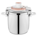 Schafer Optima Düdüklü Tencere Seti 4 + 6,5 lt Beyaz/Rose Gold - Görsel 2