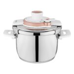 Schafer Optima Düdüklü Tencere Seti 4 + 6,5 lt Beyaz/Rose Gold - Görsel 4