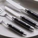 Karaca Alina 36 Parça 6 Kişilik Çatal Kaşık Bıçak Takımı Siyah - Görsel 3