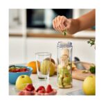 RossClean Fit Life Smoothie Blender Buz Kırma Özelliği - 2 adet Tritan Şişeli (RossClean Türkiye Garantili) - Görsel 4