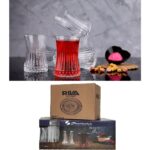 Paşabahçe Elysia 6 Adet Çay Bardağı + 6 Adet Riva Elysia Uyumlu Çay Tabağı - Görsel 4