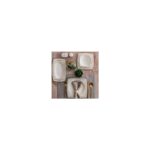 Güral Porselen Caroline 61 Parça 12 Kişilik Kare Bone Yemek Takımı