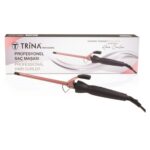 Trina Afro Dalga 9.5mm Gold Seramik Maşa - 20CM.EKSTRA Uzun Başlık - Kıvırcık Saç Maşası