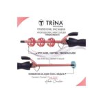 Trina Afro Dalga 9.5mm Gold Seramik Maşa - 20CM.EKSTRA Uzun Başlık - Kıvırcık Saç Maşası - Görsel 3